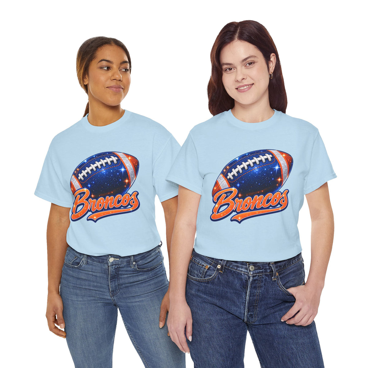 Broncos Football T-Shirt — Galaxy Football Graphic Tee