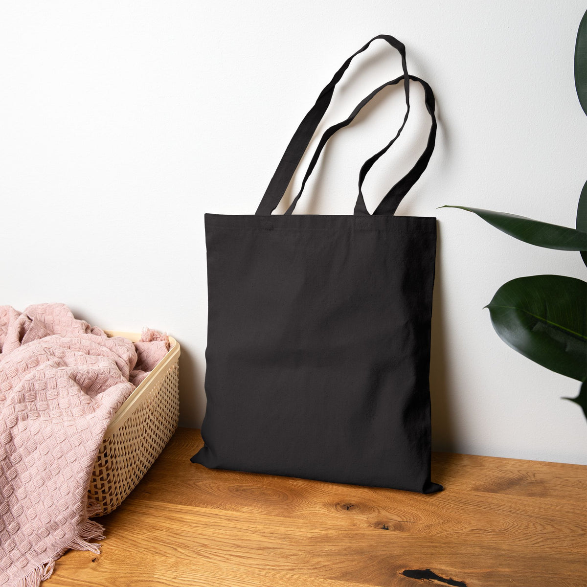 Eco Canvas Tote — Colorful Floral Buddha Design