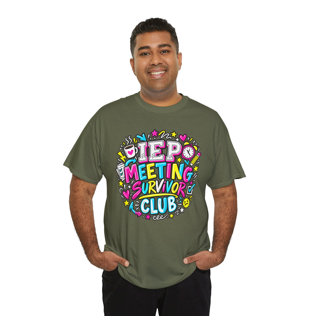 Video Meeting Survivor Club T-Shirt — Funny Remote Work Tee