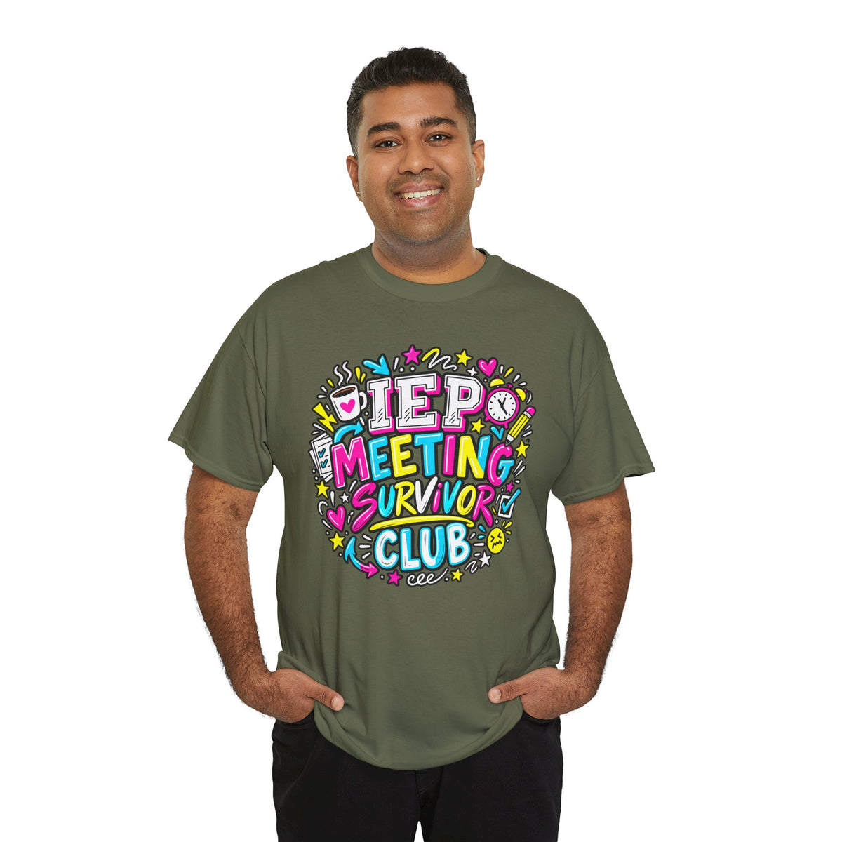 Video Meeting Survivor Club T-Shirt — Funny Remote Work Tee