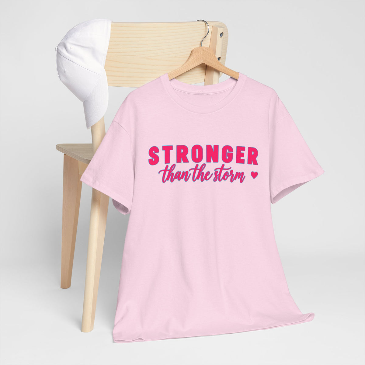 Stronger Than the Storm Tee - Inspirational Women's Resilience T-Shirt