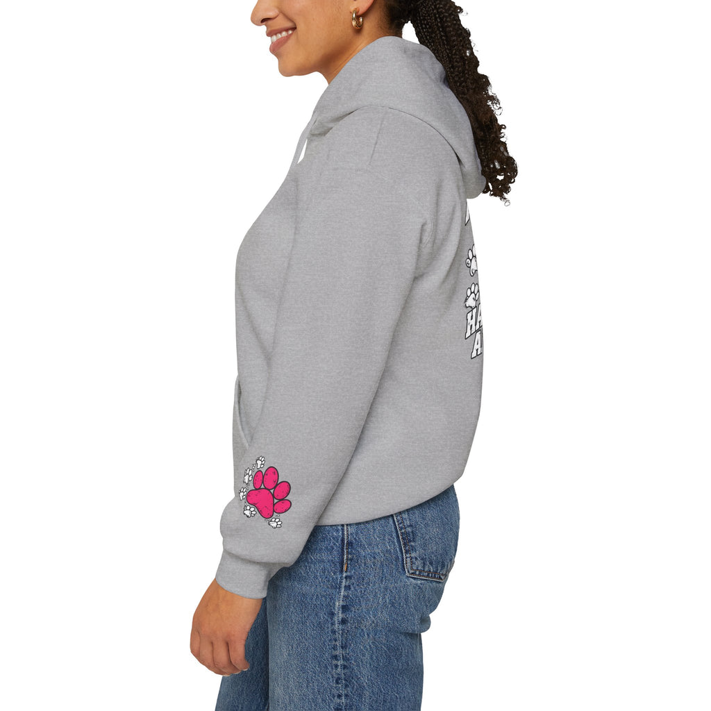 My Shadow Has Four Legs and a Tail Paw Print Hoodie