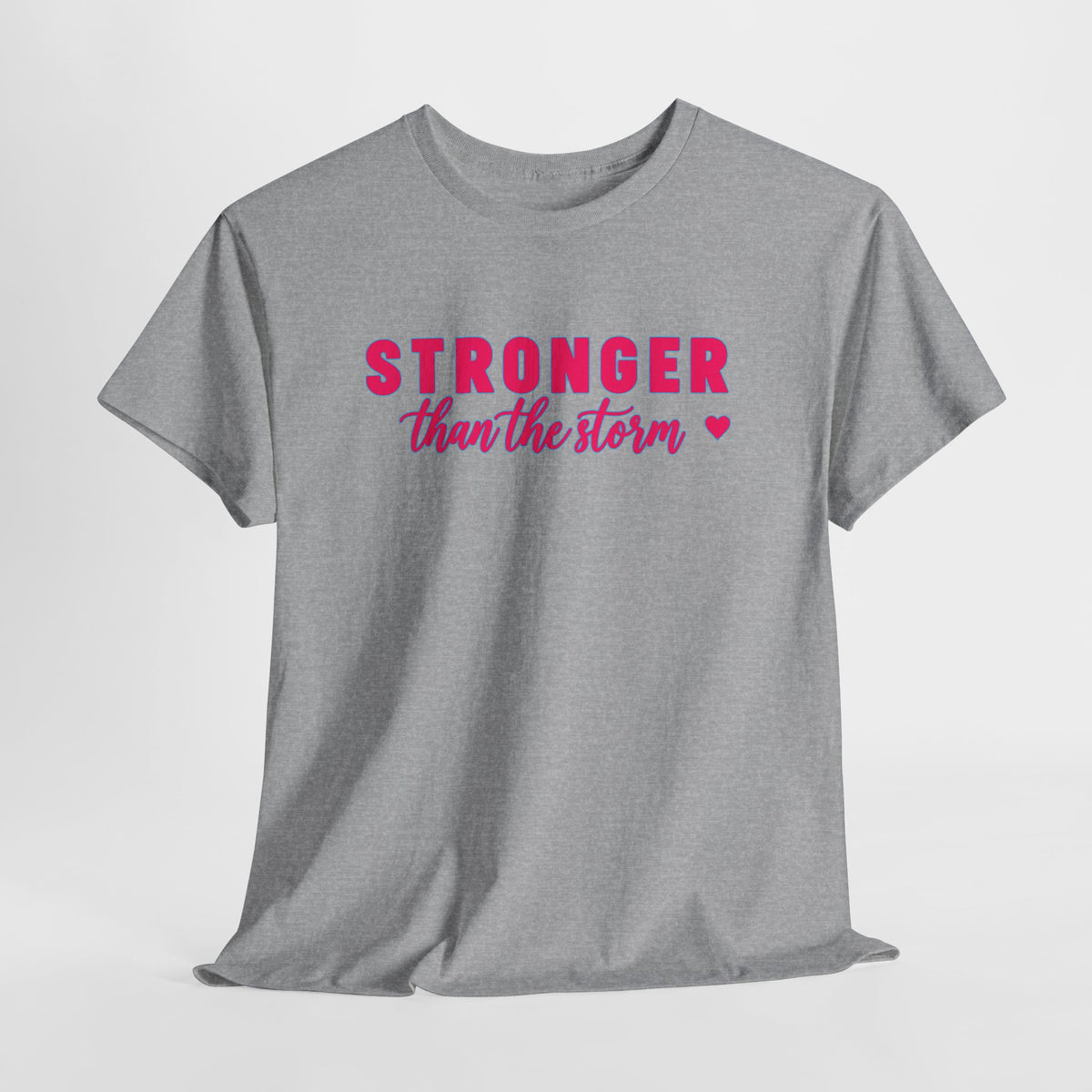 Stronger Than the Storm Tee - Inspirational Women's Resilience T-Shirt