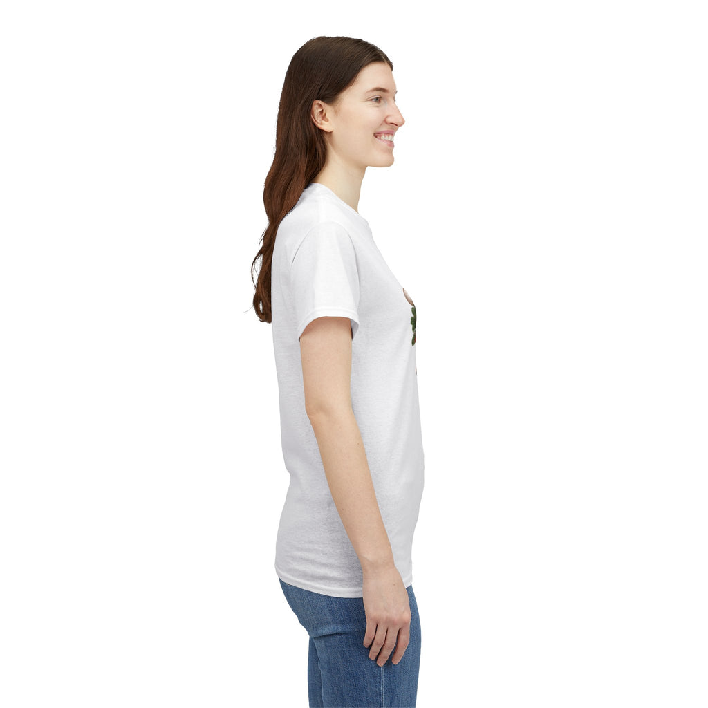 Merry Christmas Paw Prints Holiday Graphic Tee