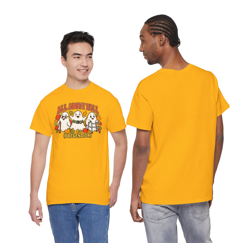 All About Fall (Prevention) Ghost Tee — Cute Halloween Autumn T-Shirt