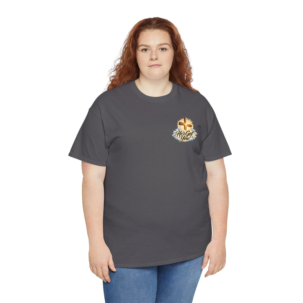 Don't Overthink It He's Got You Tee — Christian Cross Inspirational T‑Shirt