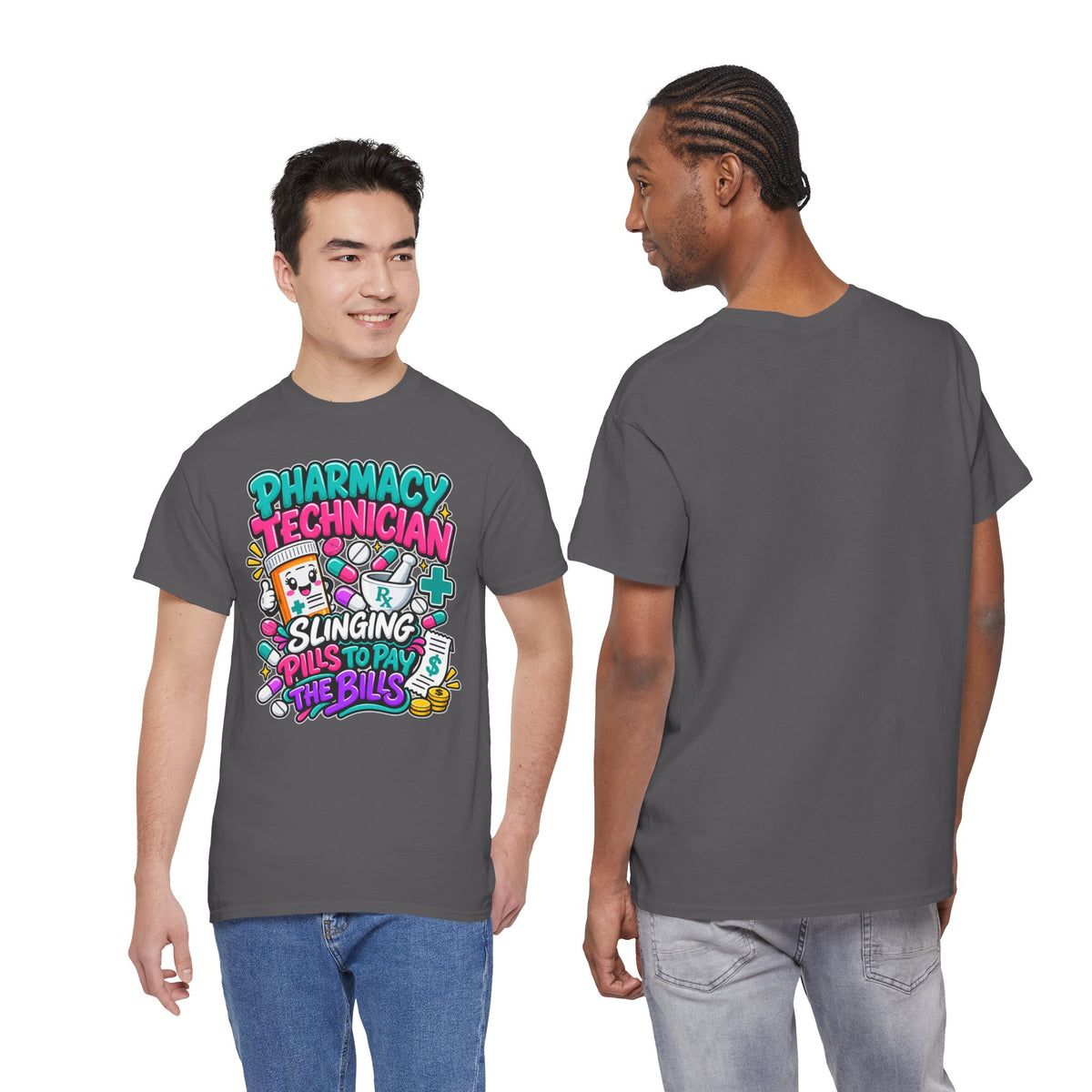 Pharmacy Technician T‑Shirt — "Slinging Pills to Pay the Bills" Graphic Tee