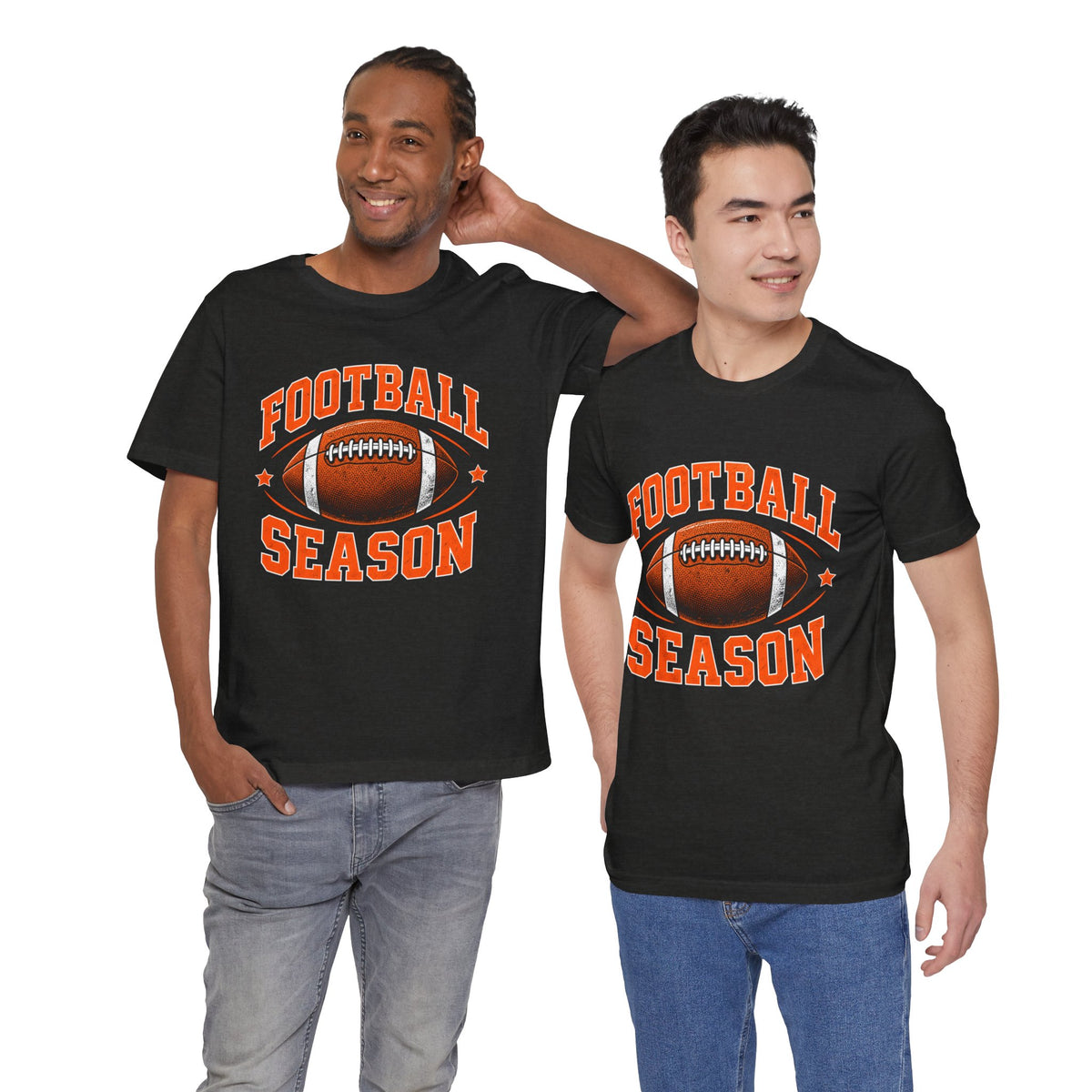 Football Season Tee – Vintage Football Graphic Shirt