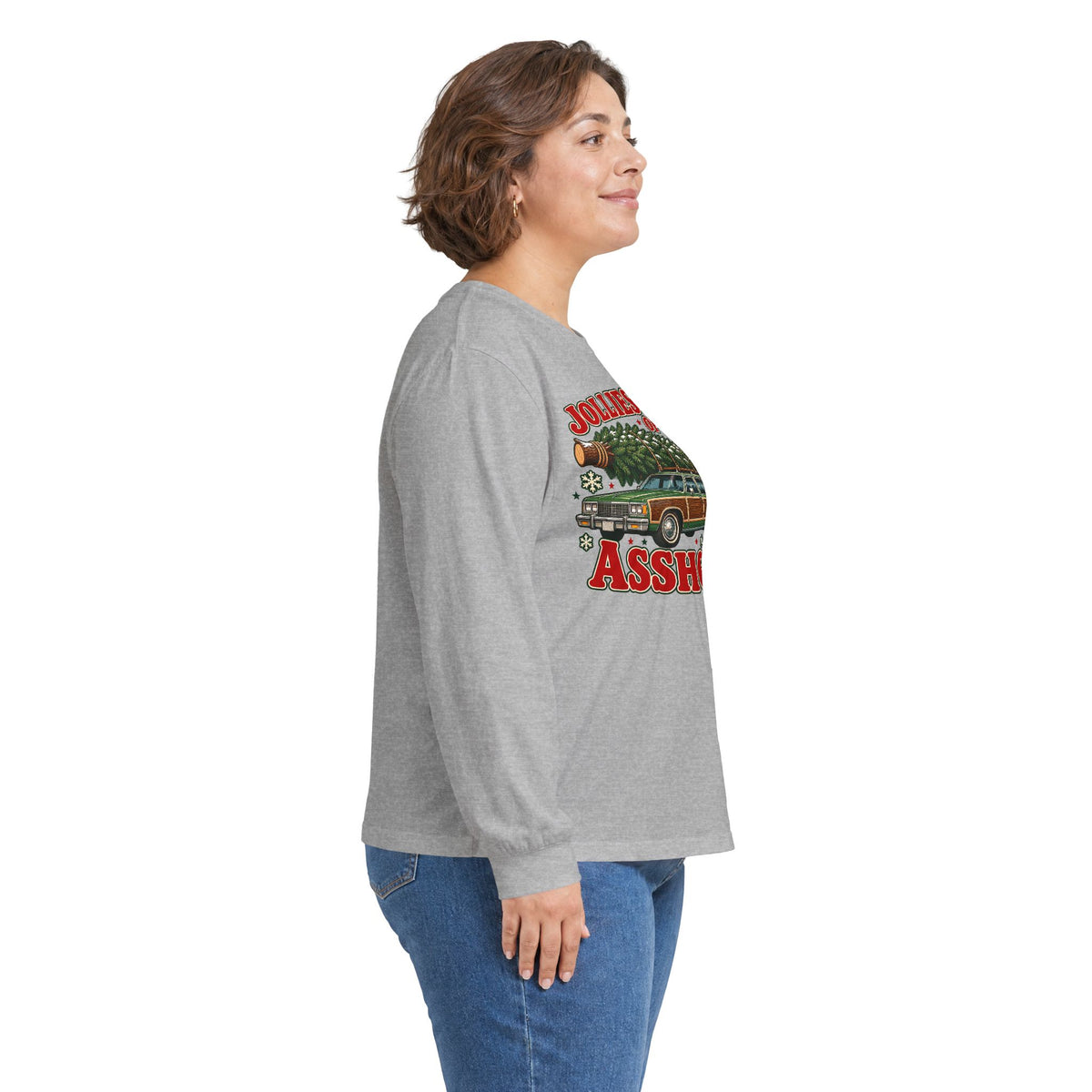 Jolliest Bunch of Assholes Christmas Long Sleeve Tee