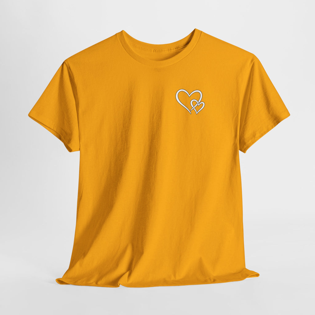 Inspirational Heart T-Shirt – "To the Person Behind Me: You Are Amazing, Beautiful and Enough" Motivational Tee