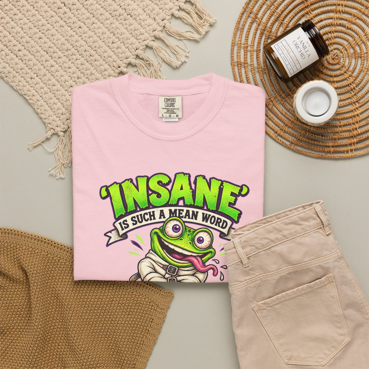 Insane? I Prefer Mentally Creative — Graphic T-Shirt