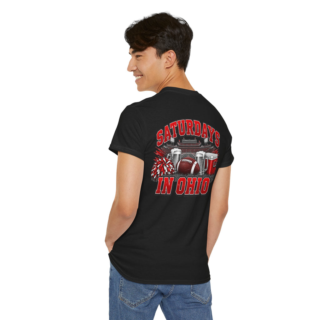 T-Shirt — Saturdays in Ohio Football & Tailgate Tee