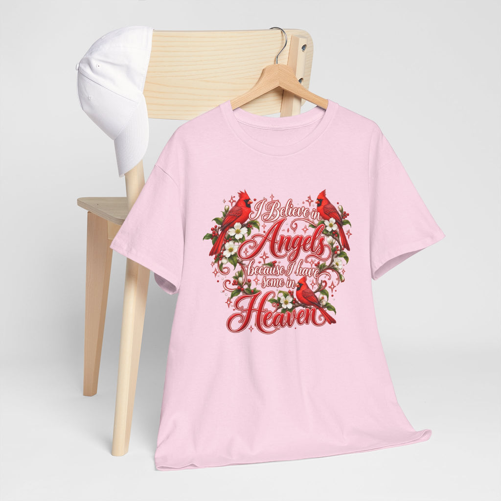 Angels from Heaven Cardinal Christmas T-Shirt
