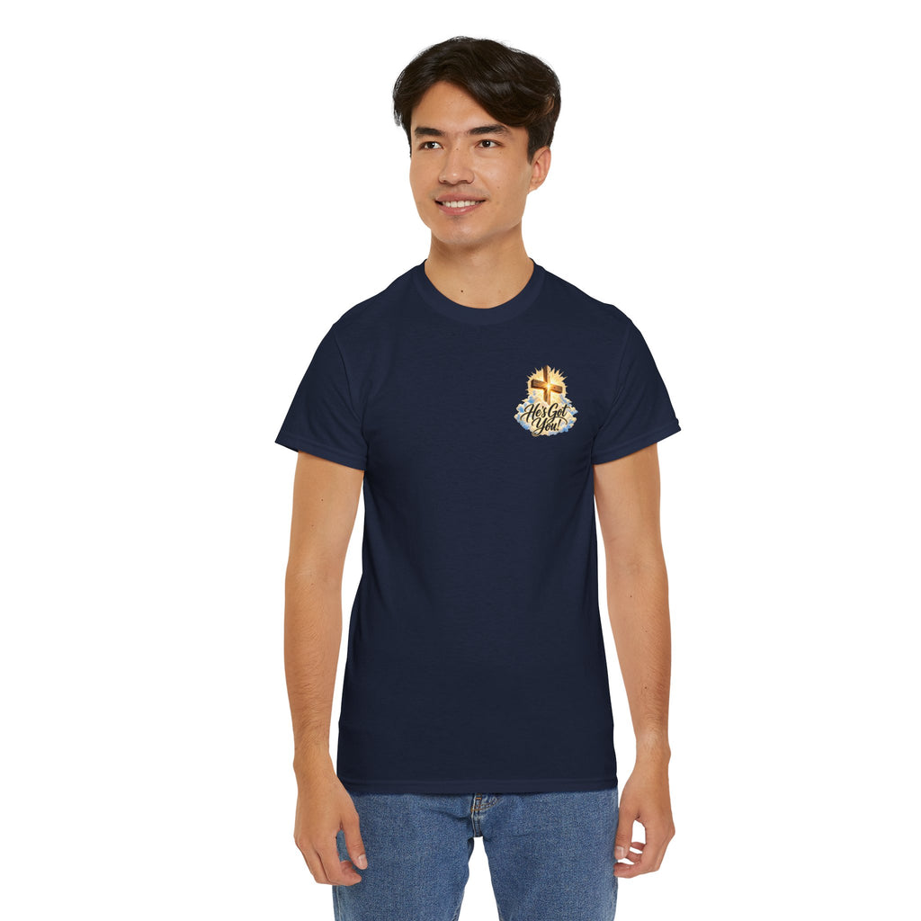 Don't Overthink It He's Got You Tee — Christian Cross Inspirational T‑Shirt