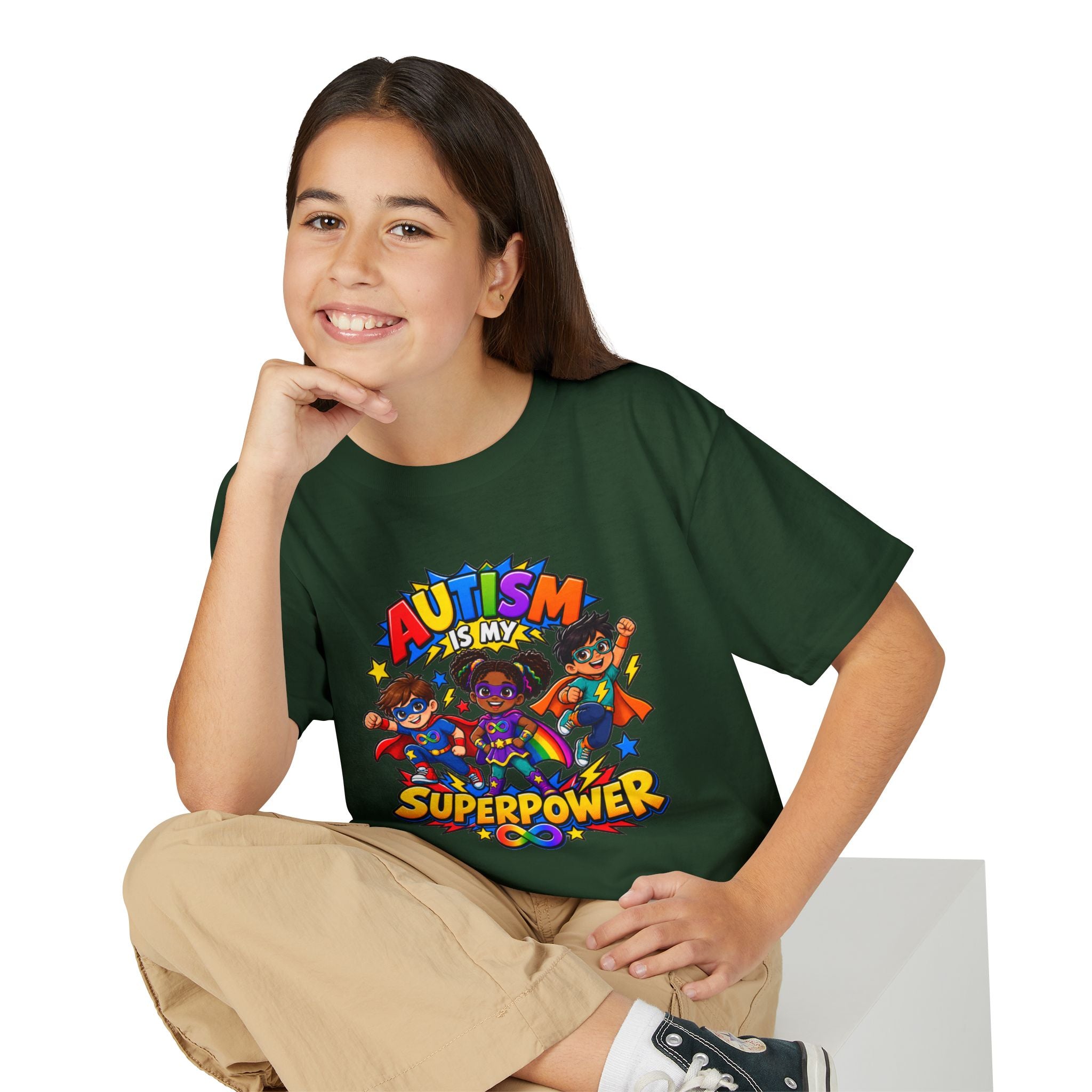 Autism Is My Superpower Youth T-Shirt