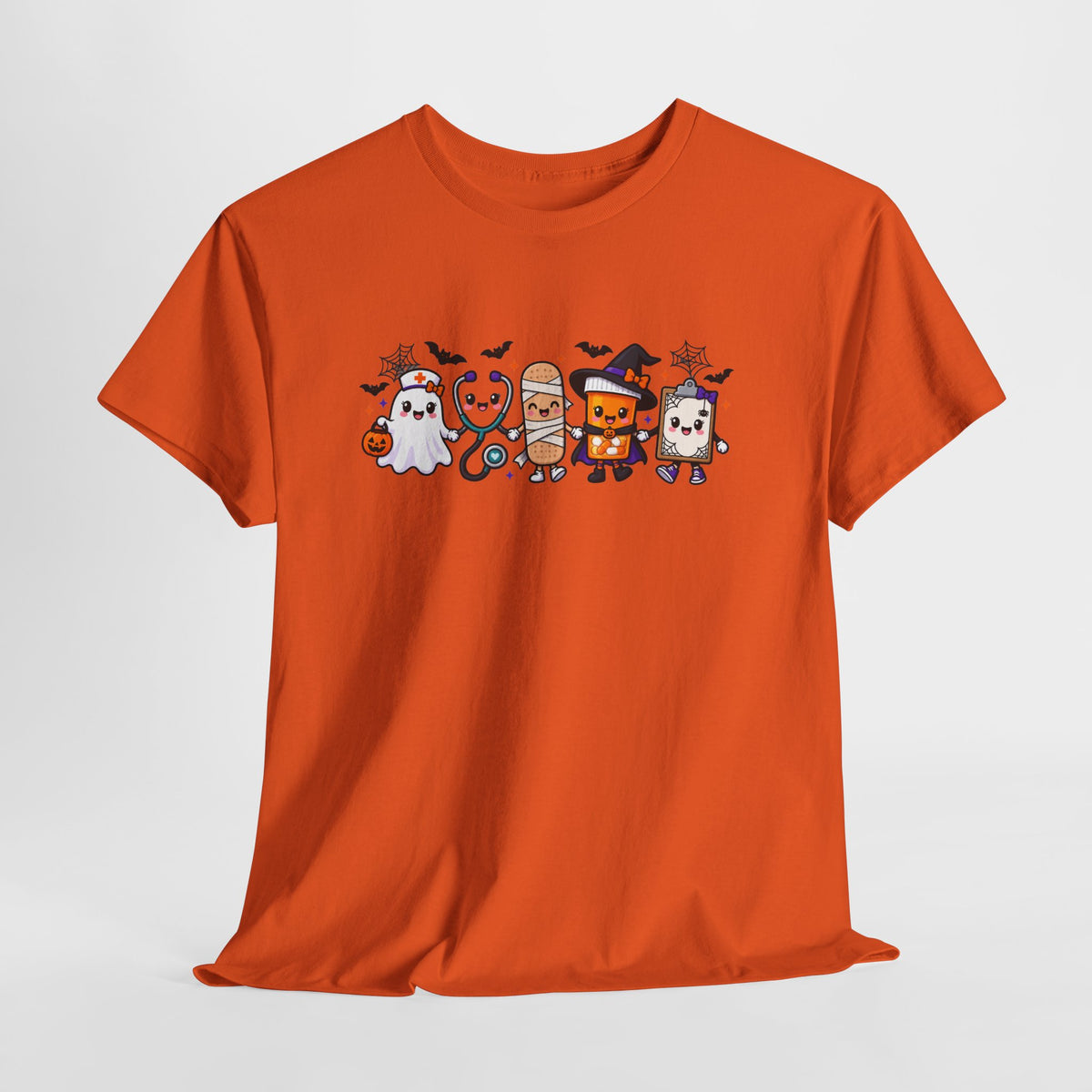 Halloween Candy Characters Tee — Cute Trick-or-Treat Ghosts & Candy Corn Shirt