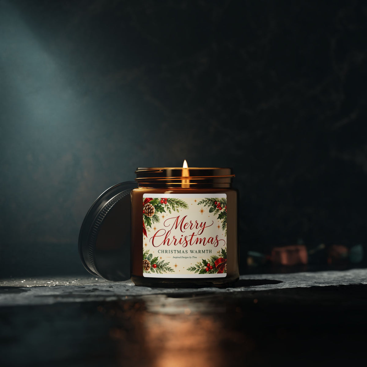 Merry Christmas Scented Warmth Soy Candle