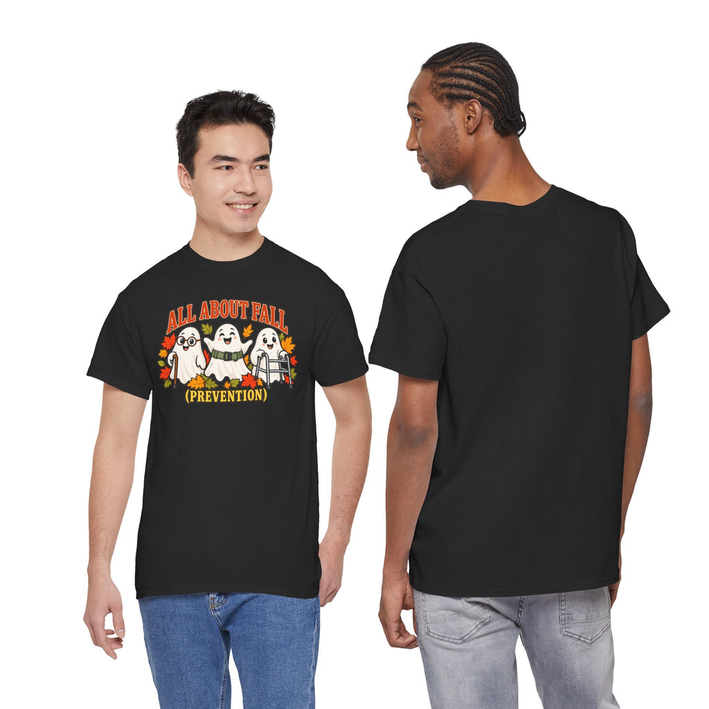 All About Fall (Prevention) Ghost Tee — Cute Halloween Autumn T-Shirt