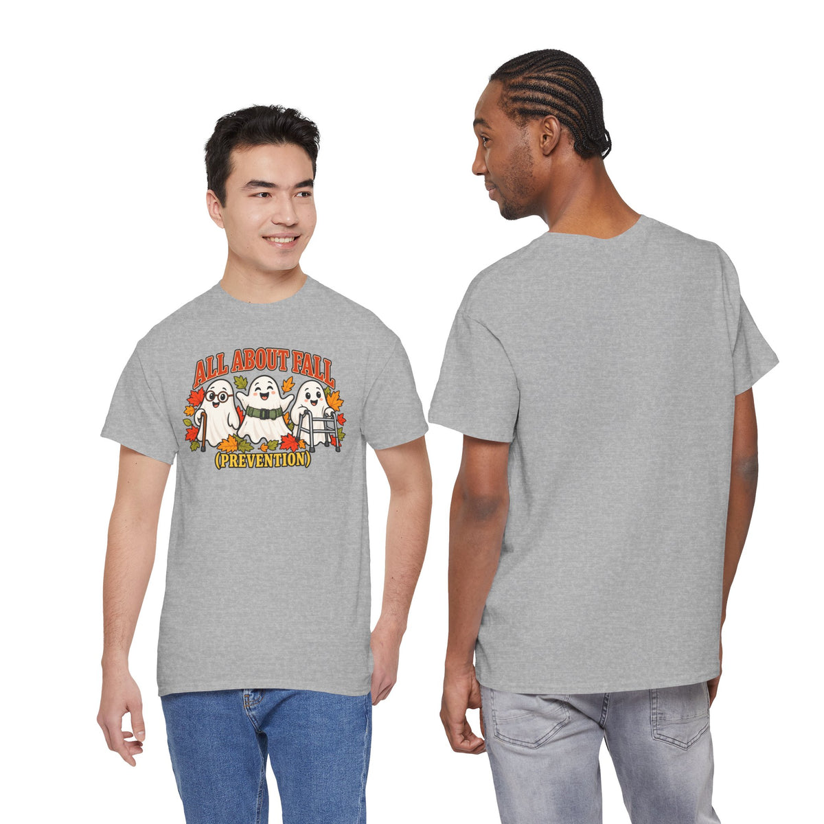 All About Fall (Prevention) Ghost Tee — Cute Halloween Autumn T-Shirt
