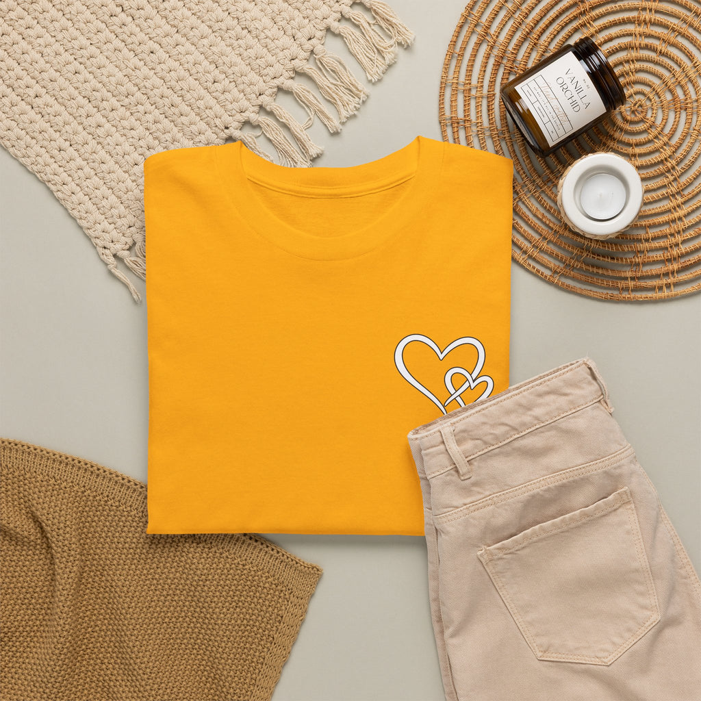 Inspirational Heart T-Shirt – "To the Person Behind Me: You Are Amazing, Beautiful and Enough" Motivational Tee