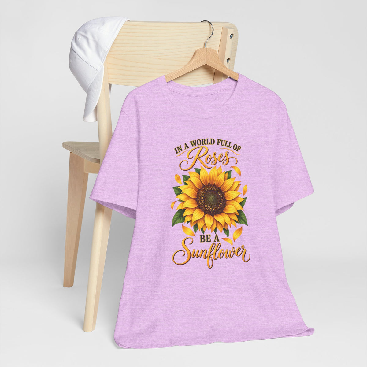 Be a Sunflower T-Shirt | Inspirational Floral Graphic