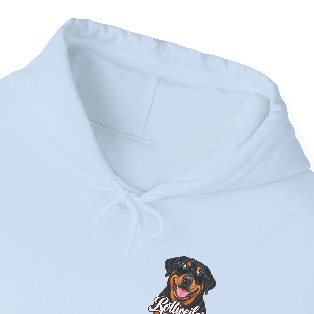 Rottweiler Mama Hoodie — Cute Rottie Portrait Pullover for Dog Moms