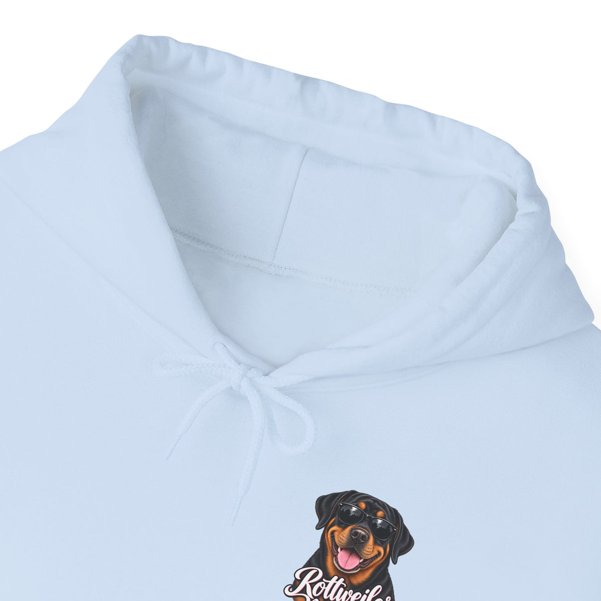 Rottweiler Mama Hoodie — Cute Rottie Portrait Pullover for Dog Moms