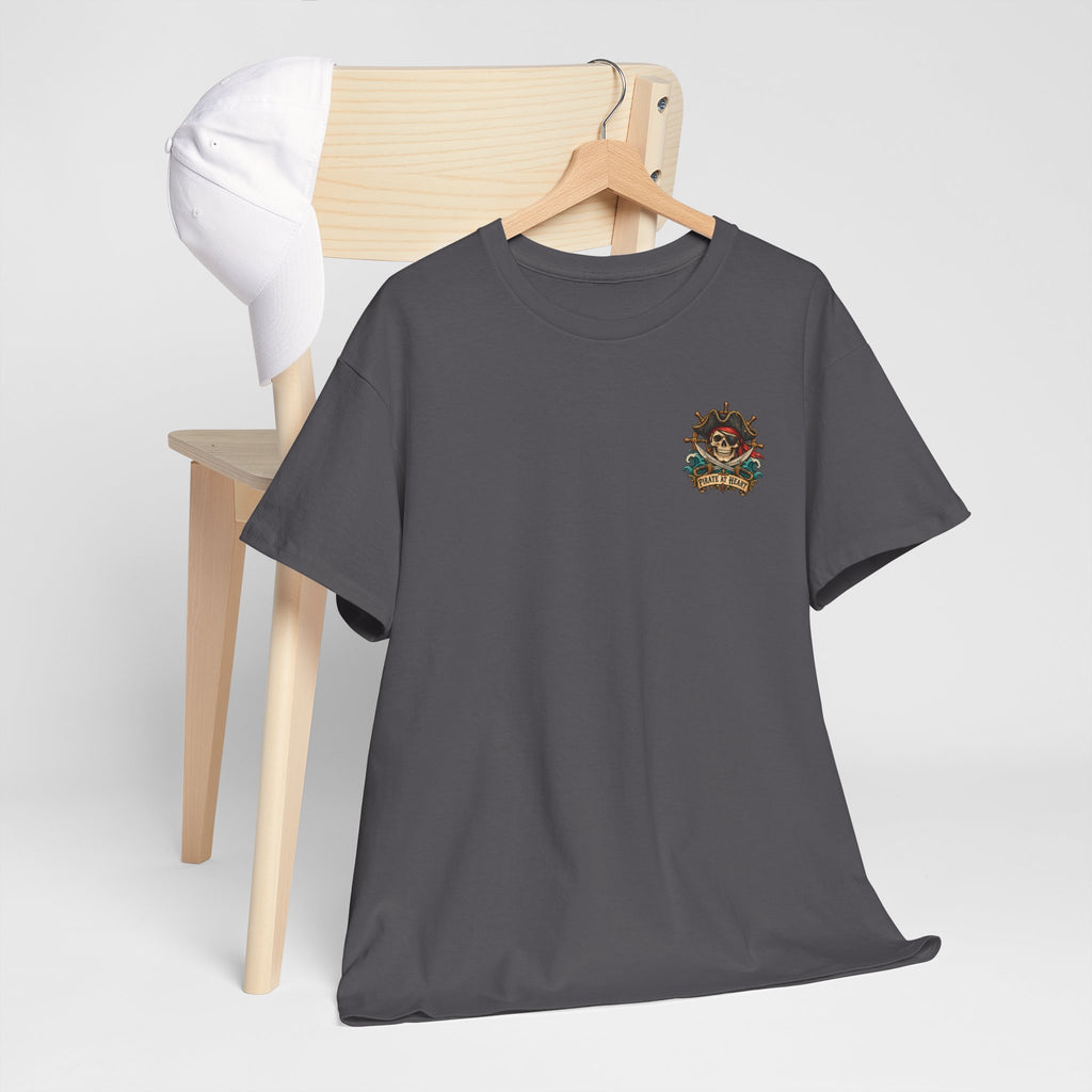 Pirate Skull Tee — "I Was a Pirate" Nautical Skull, Water • Alcohol • Booty • Boats Graphic T‑Shirt