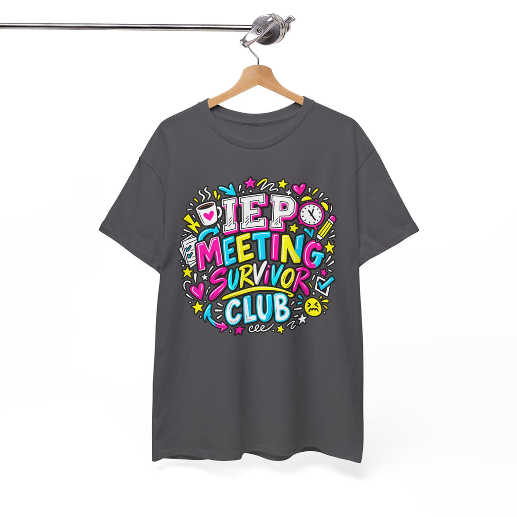 Video Meeting Survivor Club T-Shirt — Funny Remote Work Tee