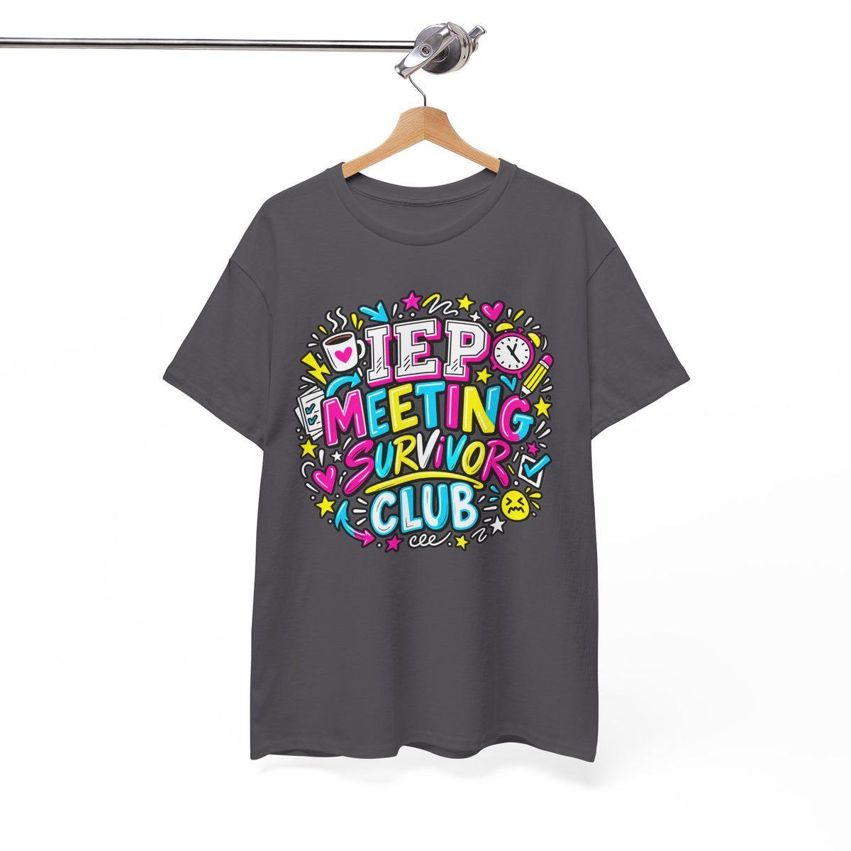 Video Meeting Survivor Club T-Shirt — Funny Remote Work Tee