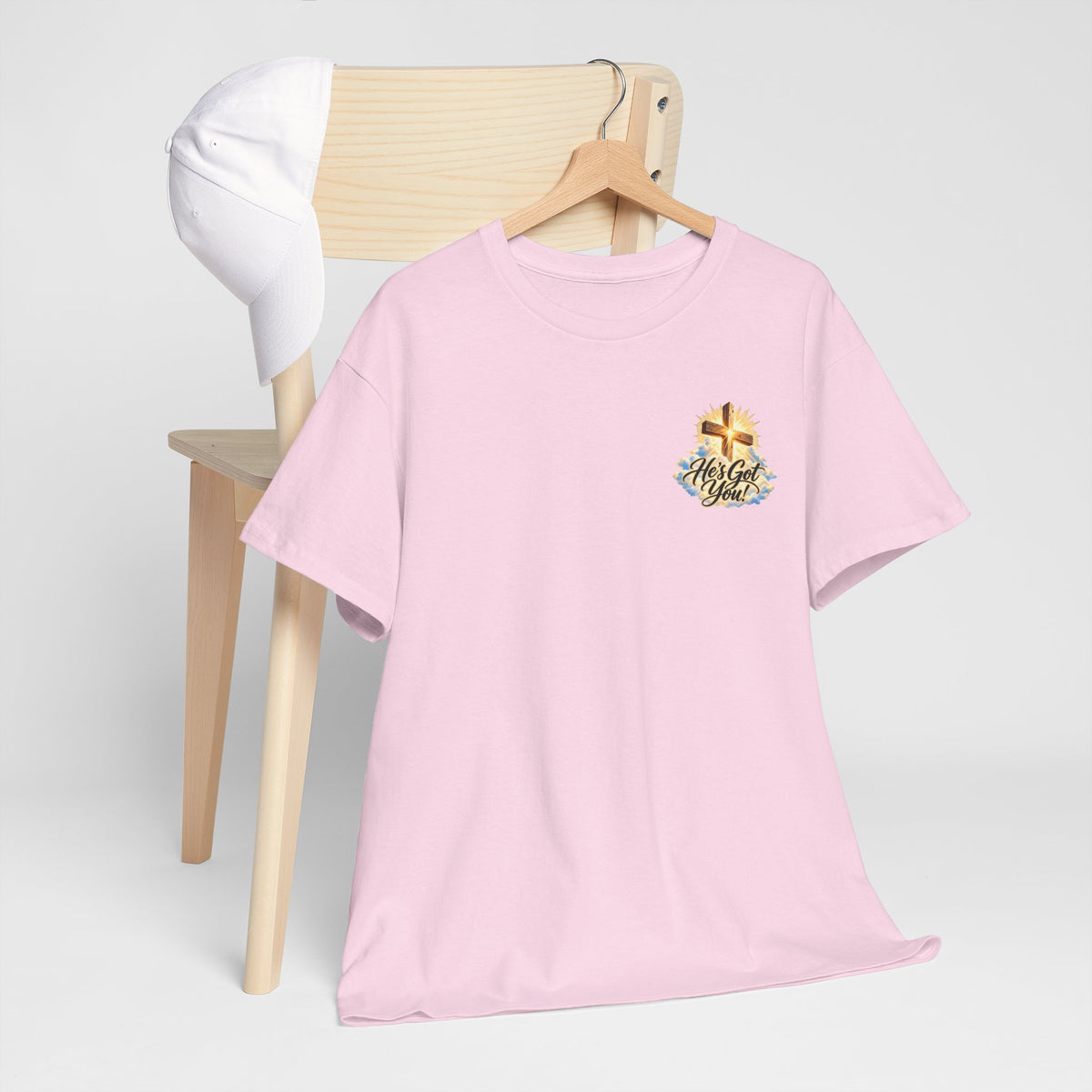 Don't Overthink It He's Got You Tee — Christian Cross Inspirational T‑Shirt