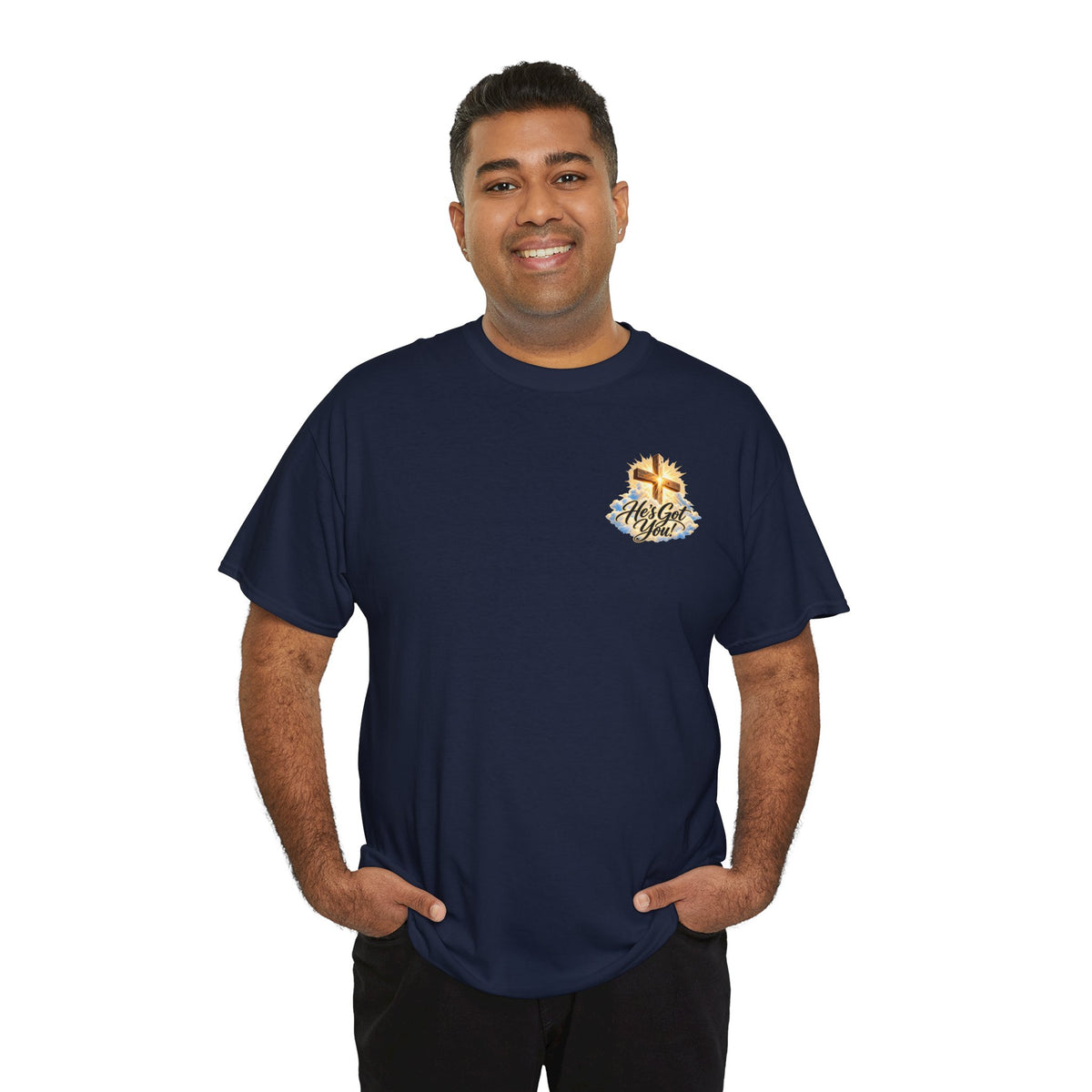 Don't Overthink It He's Got You Tee — Christian Cross Inspirational T‑Shirt