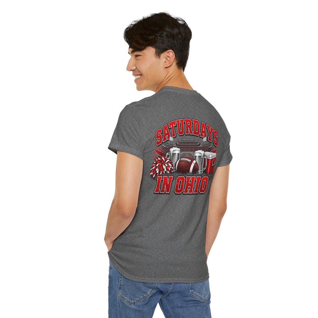 T-Shirt — Saturdays in Ohio Football & Tailgate Tee