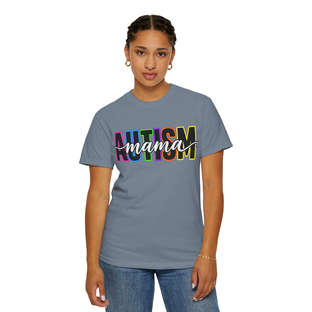 Autism Mama T-Shirt — Colorful Pride Support Tee for Moms