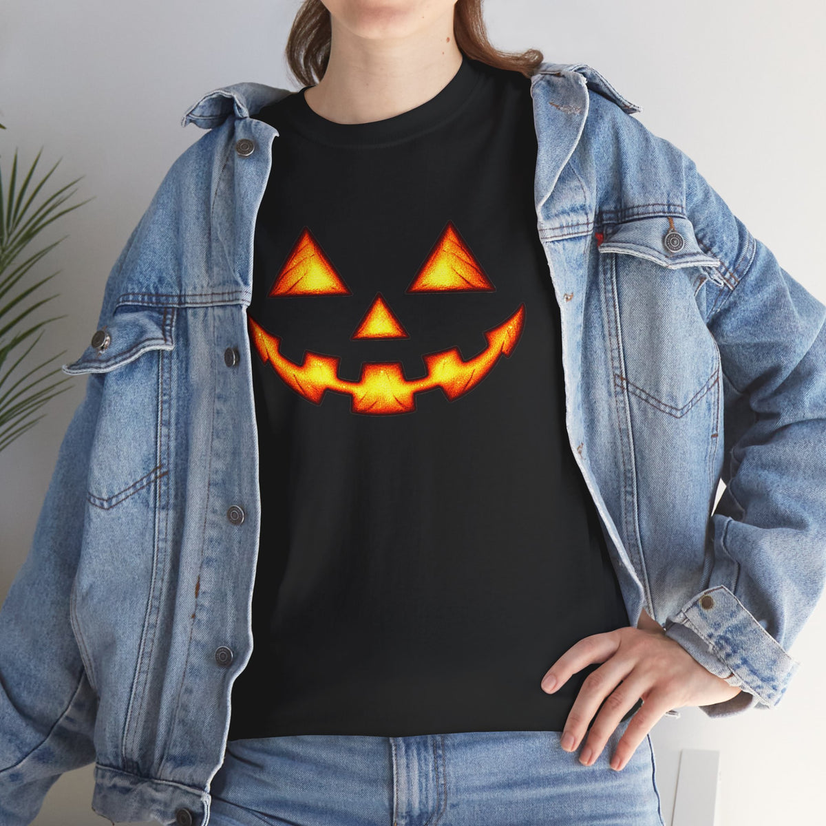 Halloween Jack-O'-Lantern Happy T-Shirt