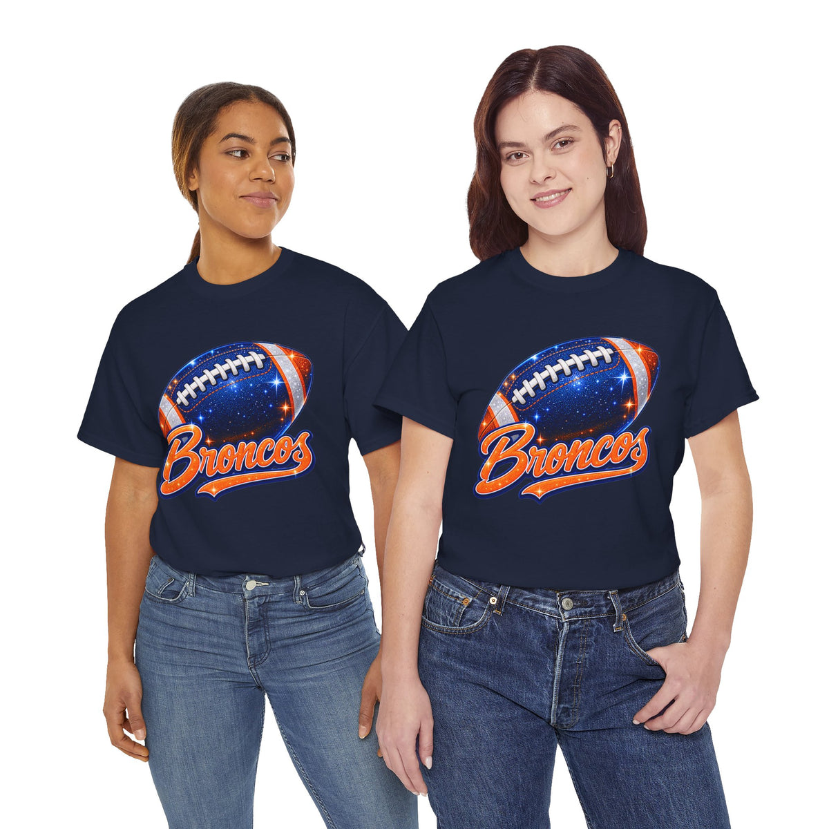 Broncos Football T-Shirt — Galaxy Football Graphic Tee