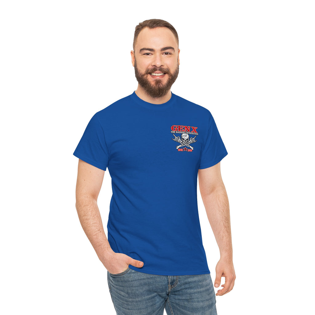 Gen X T‑Shirt — "The Badass Generation" Skull & Crossbones Retro Tee