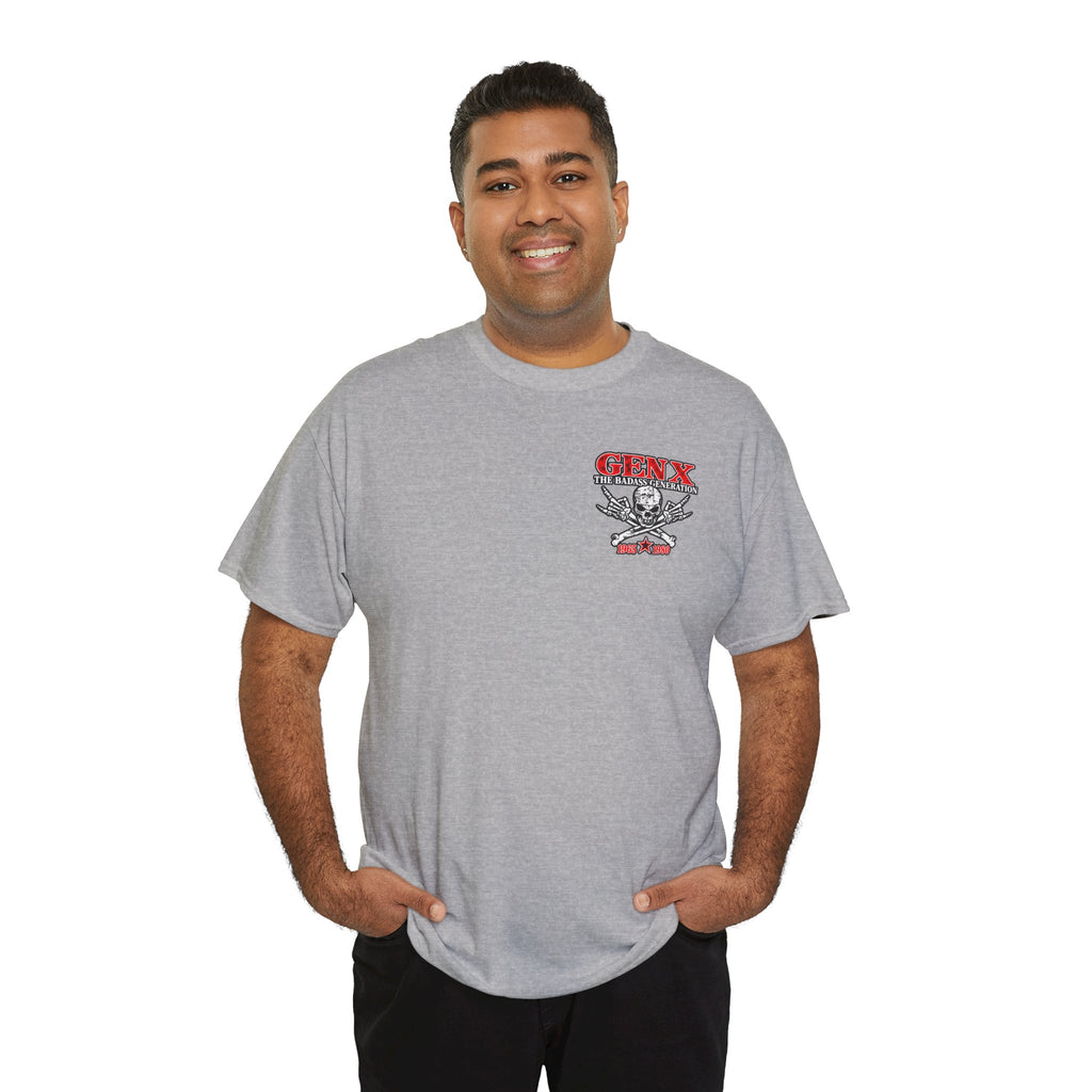 Gen X T‑Shirt — "The Badass Generation" Skull & Crossbones Retro Tee