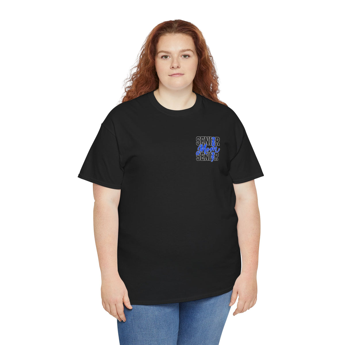 Senior Mom 2027 T-Shirt — Back Print Proud Senior Parent Tee