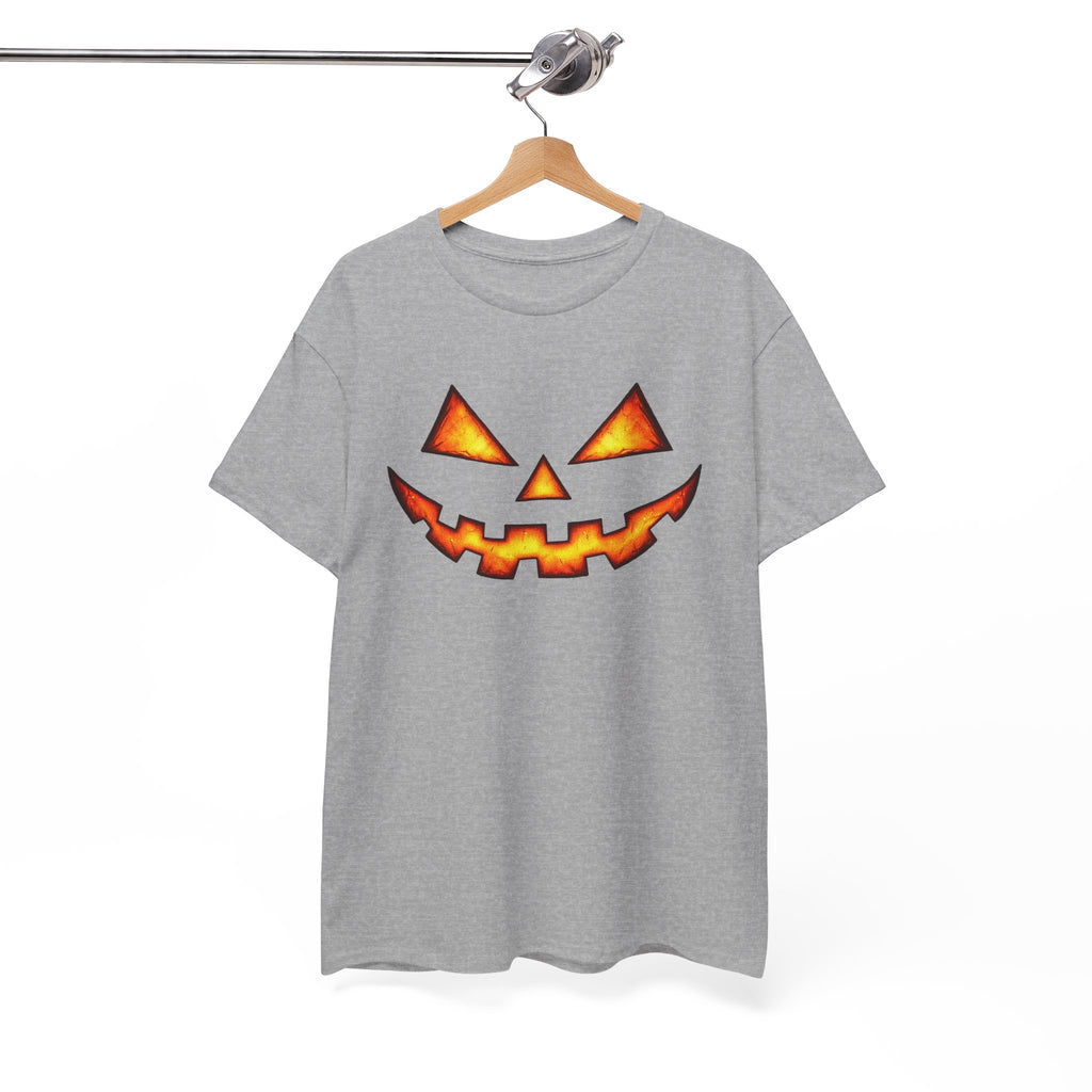 Jack-O'-Lantern Pumpkin Scary Face T-Shirt — Halloween Horror Costume Tee