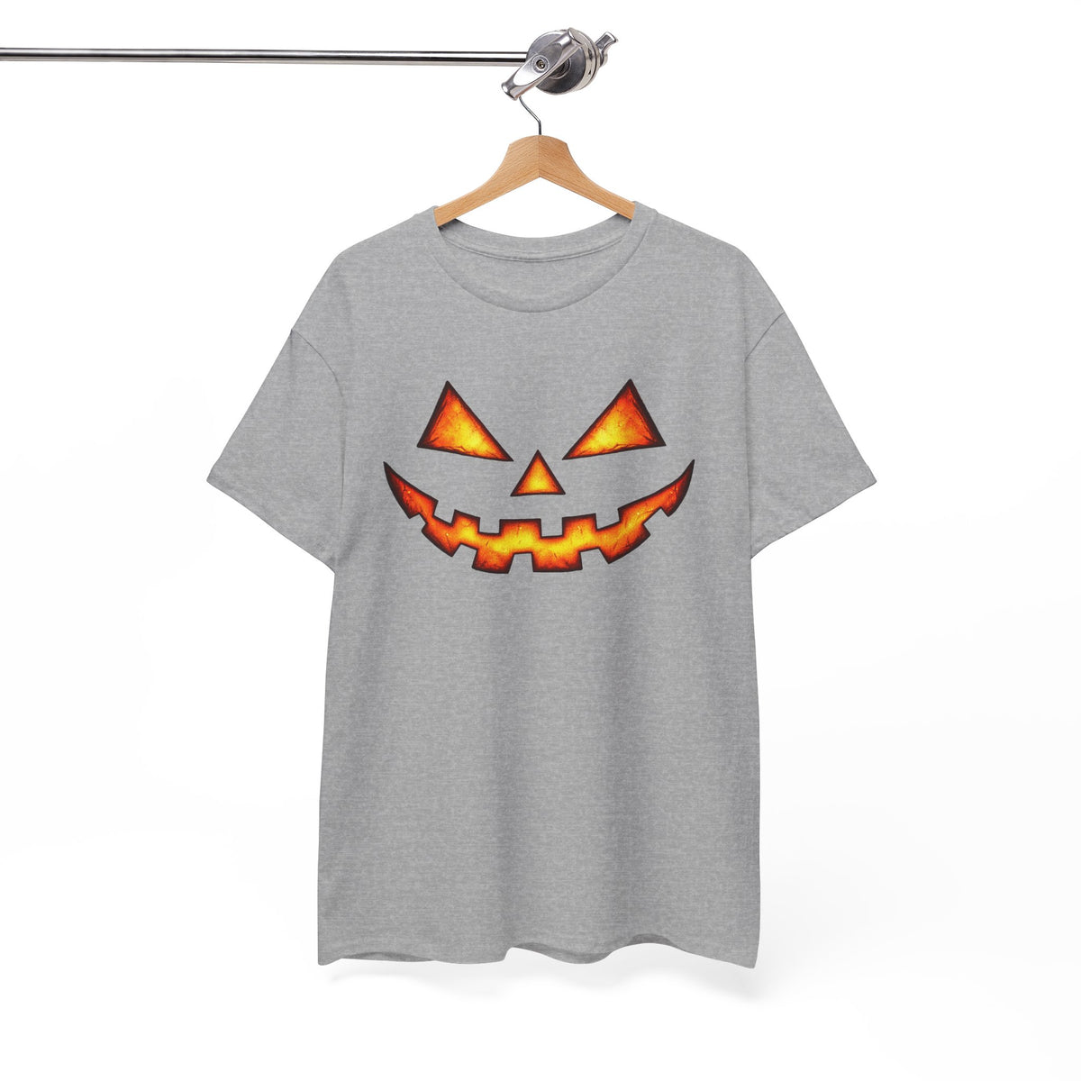 Jack-O'-Lantern Pumpkin Scary Face T-Shirt — Halloween Horror Costume Tee