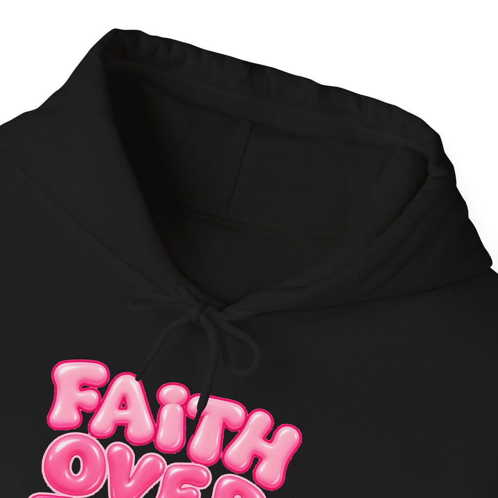 Faith Over Fear Inspirational Hoodie