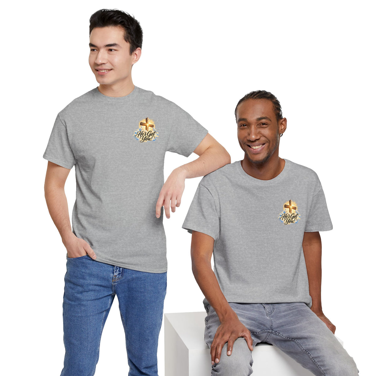 Don't Overthink It He's Got You Tee — Christian Cross Inspirational T‑Shirt