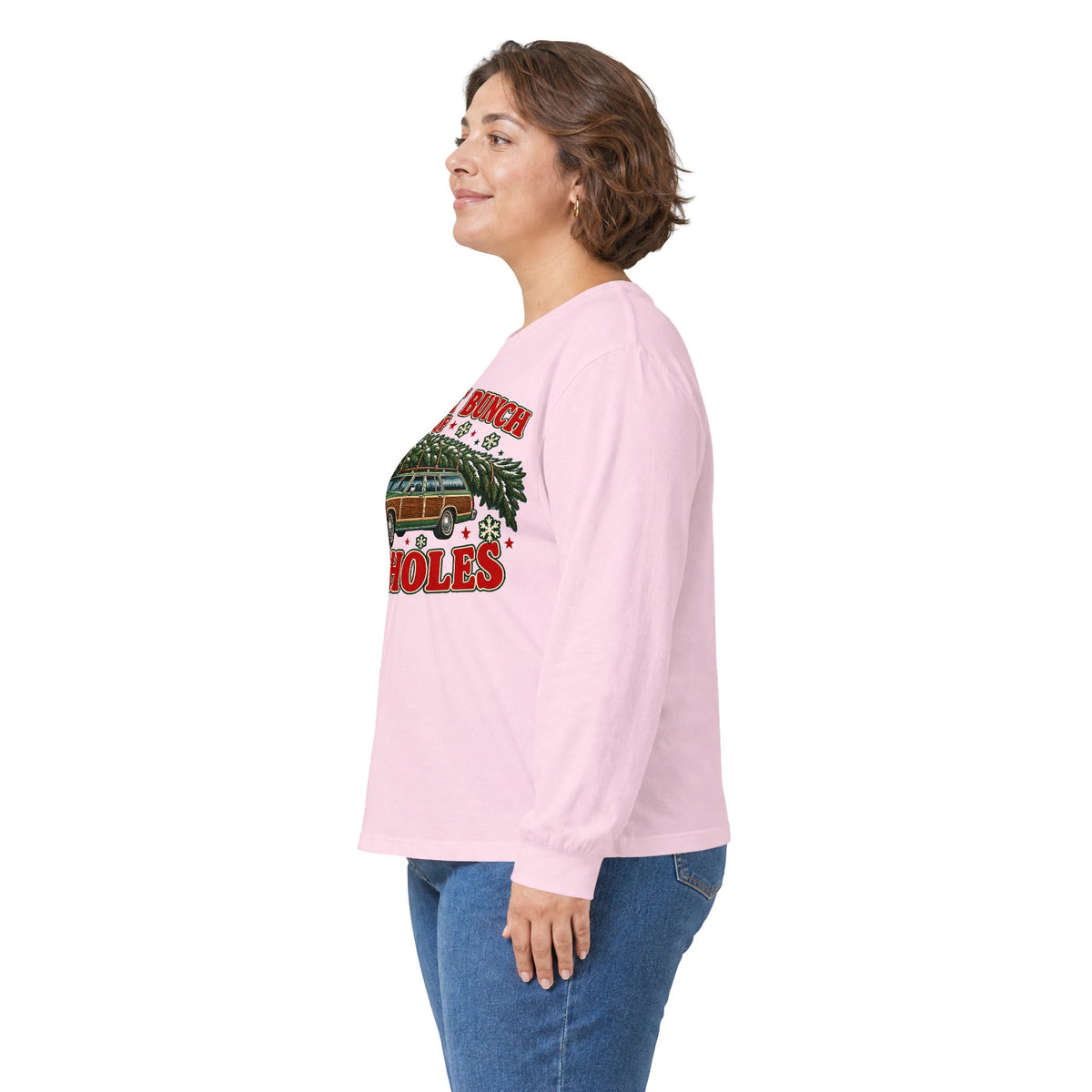 Jolliest Bunch of Assholes Christmas Long Sleeve Tee