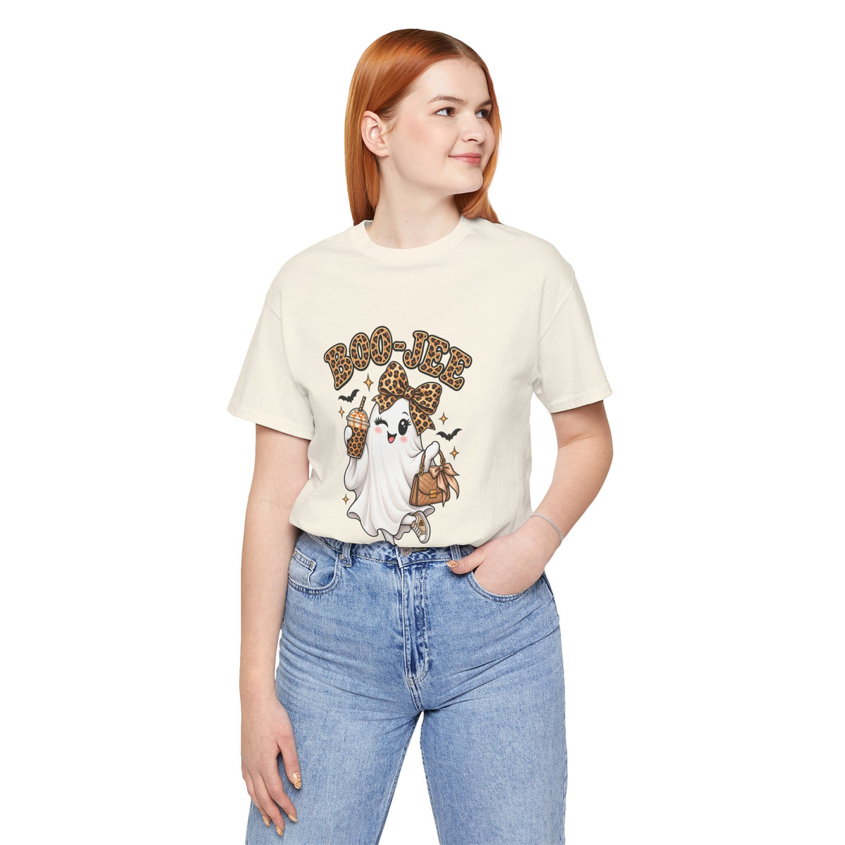 Boo-Jee Leopard Ghost Tee