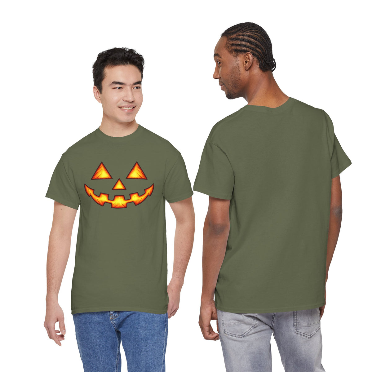 Halloween Jack-O'-Lantern Happy T-Shirt