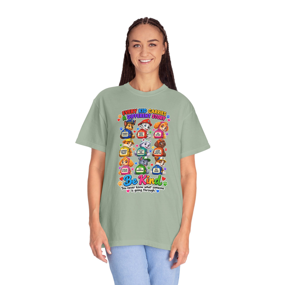 Be Kind Every Kid Carries Inspirational T-Shirt
