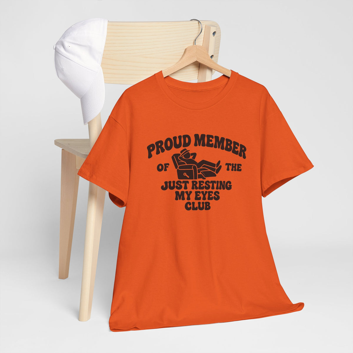 Resting My Eyes Club T-Shirt — "Proud Member of the Just Resting My Eyes Club" Graphic Tee