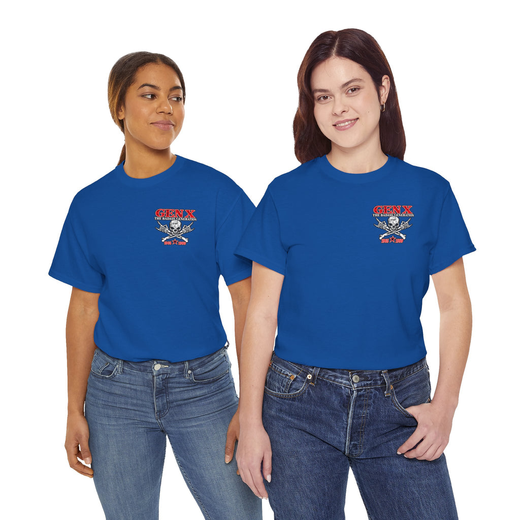 Gen X T‑Shirt — "The Badass Generation" Skull & Crossbones Retro Tee