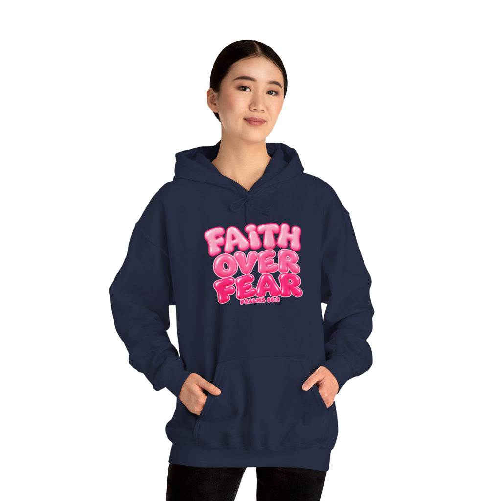 Faith Over Fear Inspirational Hoodie